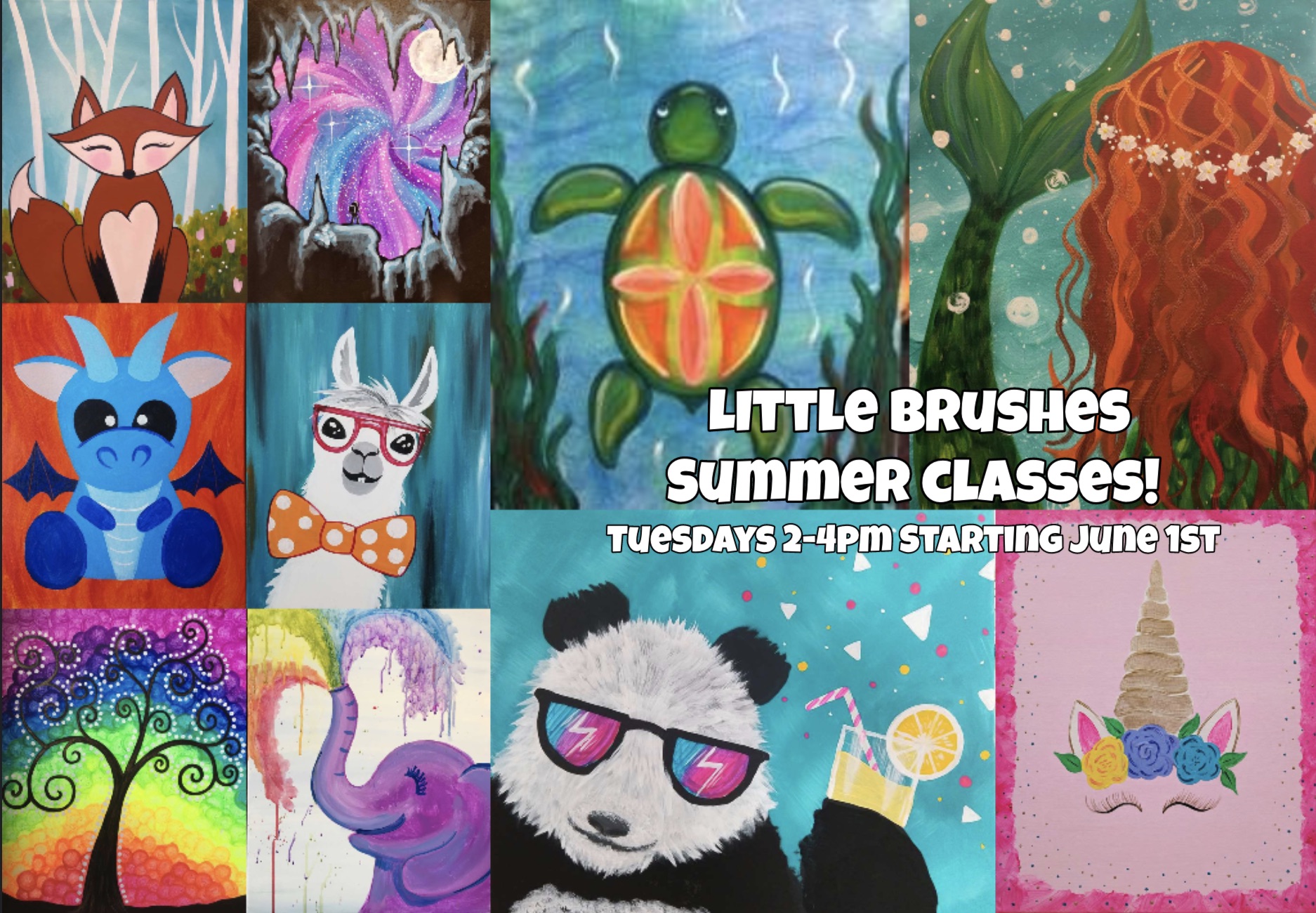 Summertime Little Brushes Classes: Every Tuesday!